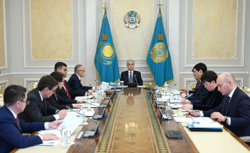Президент Казахстана Касым-Жомарт Токаев принял отчет Национального Банка Казахстана