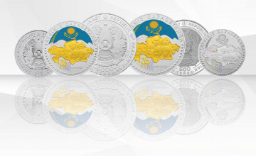 Issue of “TÁÝELSIZ QAZAQSTANǴA 30 JYL” collectible coins